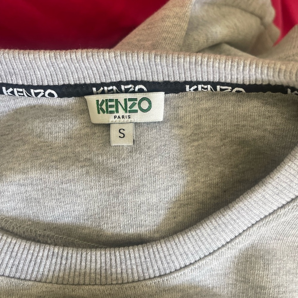 Kenzo Paris Gray Crewneck Sweatshirt - Picture 3 of 6